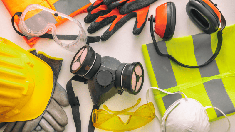 different protective gears