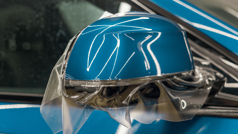 A PPF is on the outside rear-view mirror