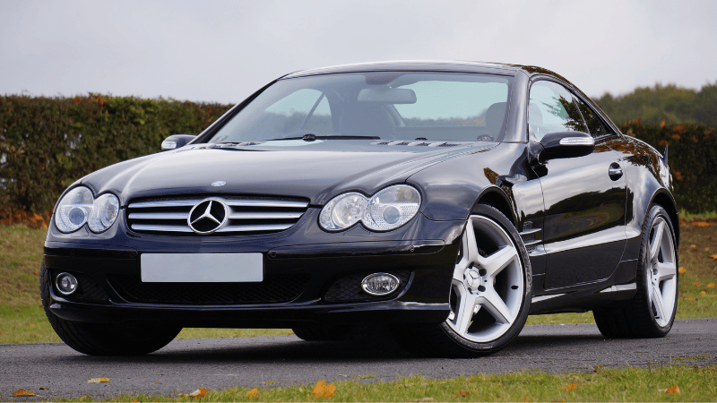 A black new car