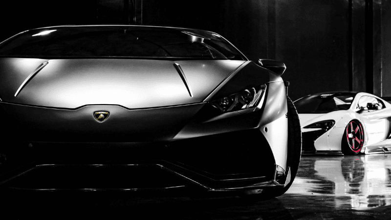 matte luxury car