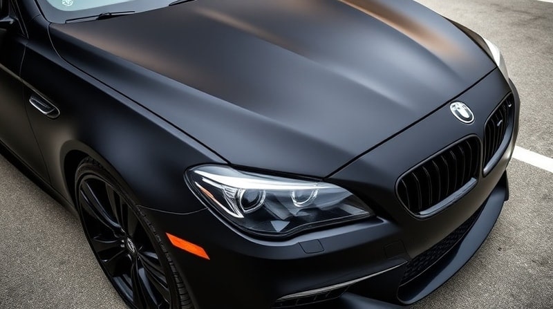 vantablack wrap on car