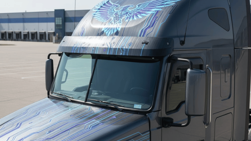 truck wraps of hood and roof