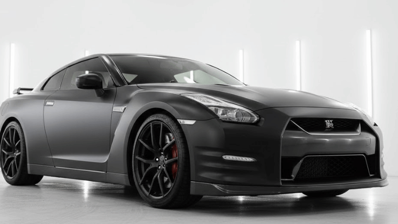 A matte black wrap makes dirt and grime less noticeable.