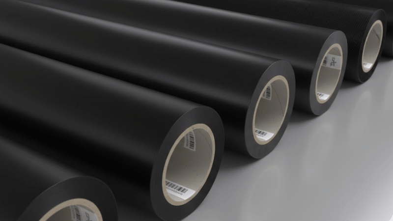 rolls of good-quality black vinyl wraps