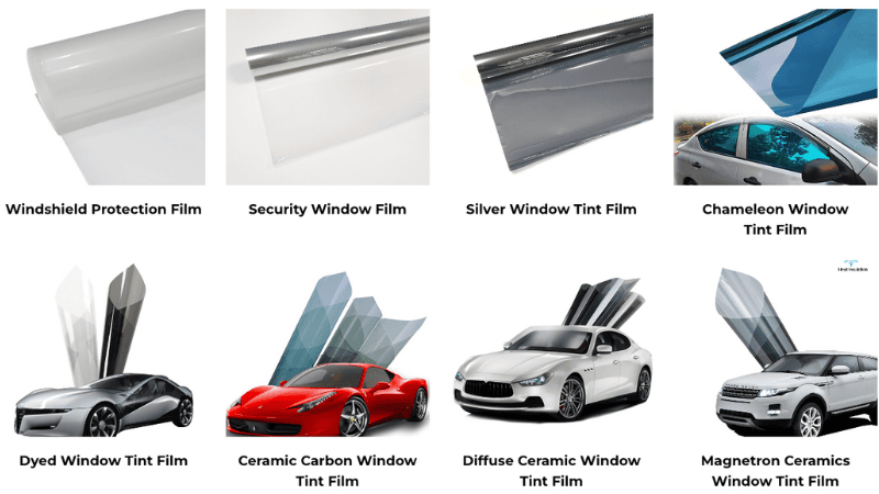 Carlike's window tint films' types