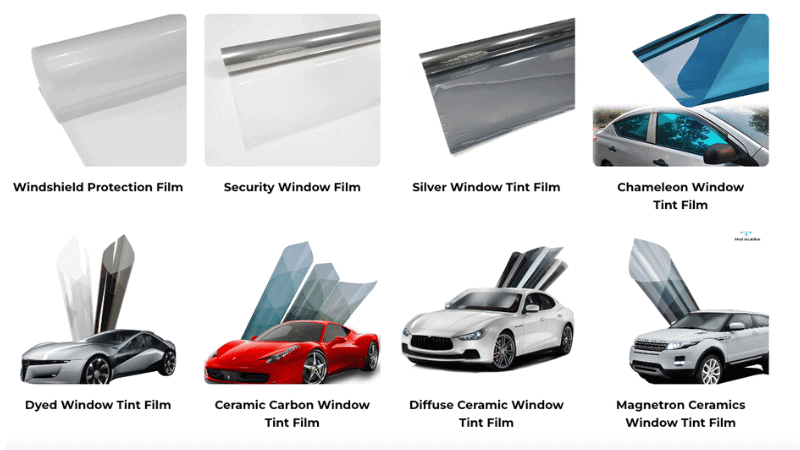 window tint types of Carlike