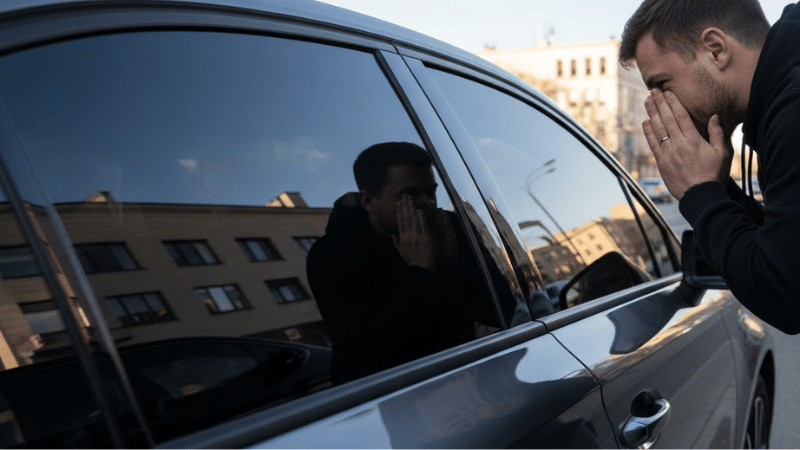 20 percent tint blocks the view into your vehicle, preventing intruders from viewing.