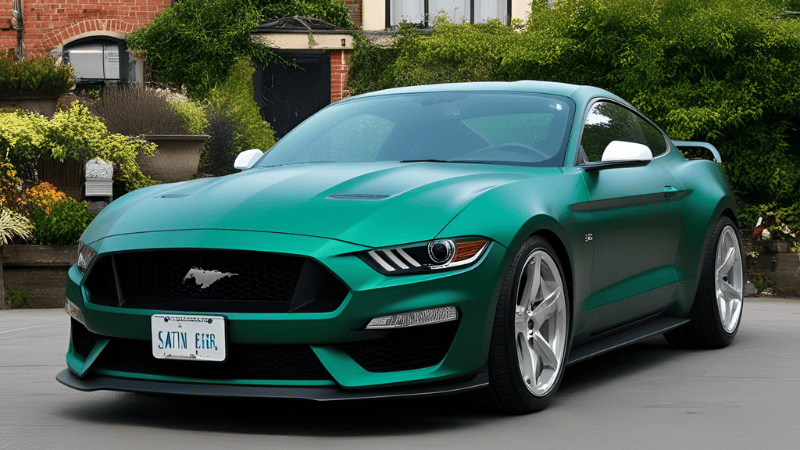 Satin Green Vinyl Wraps