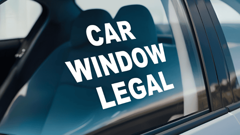 Car window Legal Compliance With Style