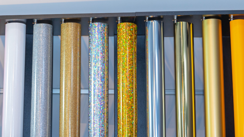 rolls of cutting vinyl