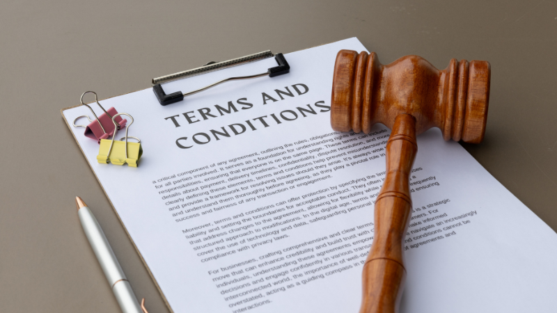 terms and conditions