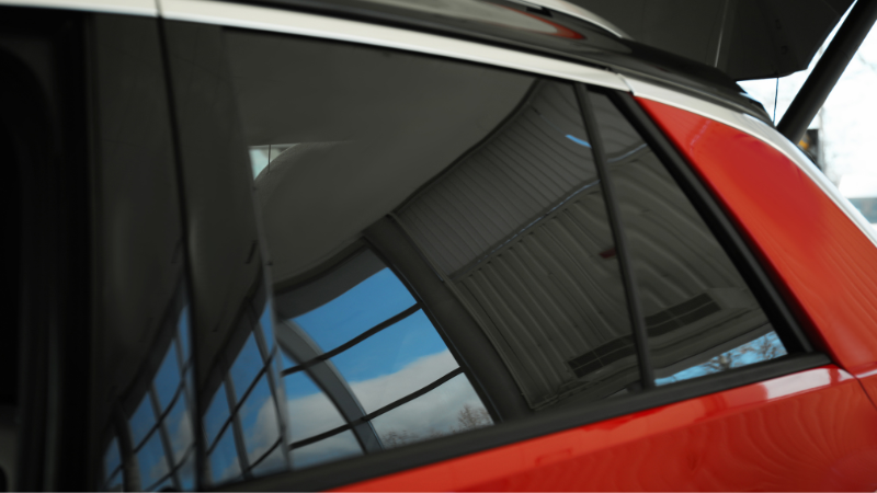 A dark window tint has a lower VLT percentage.