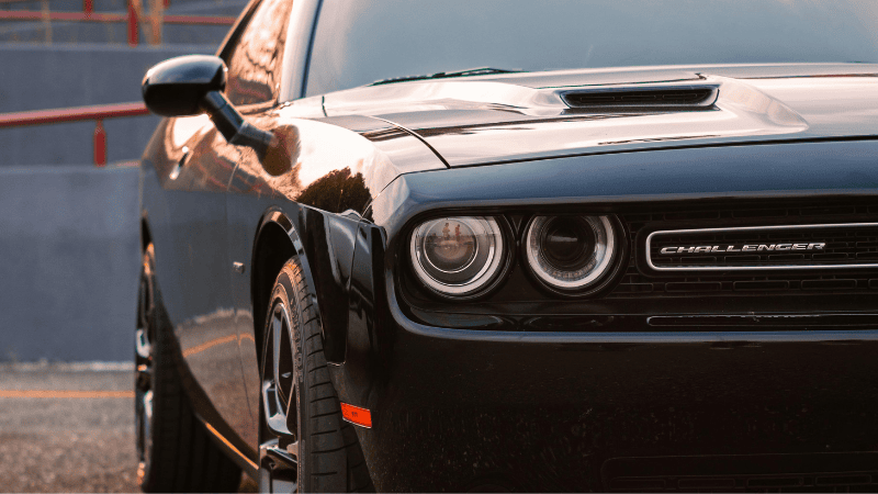 Black or satin wraps are a top choice for dodge challenger