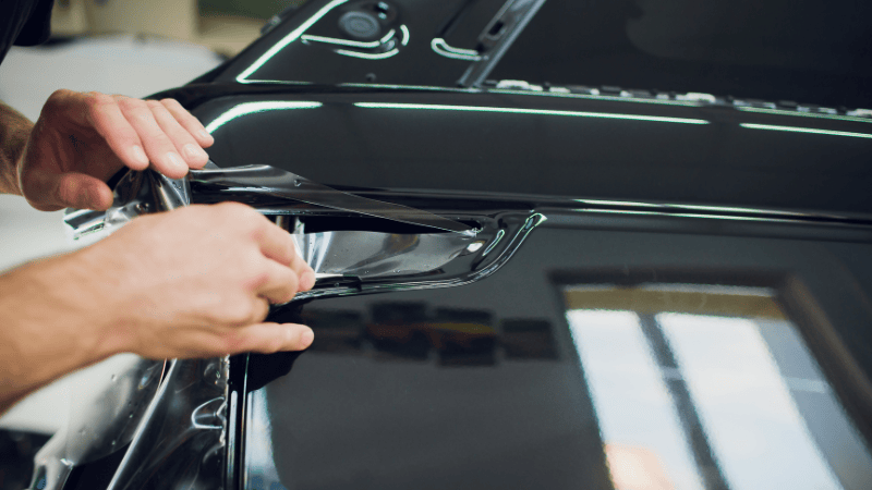 Regularly check the car film for problems