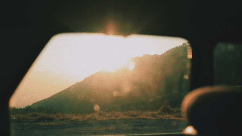 glare and heat inside the car
