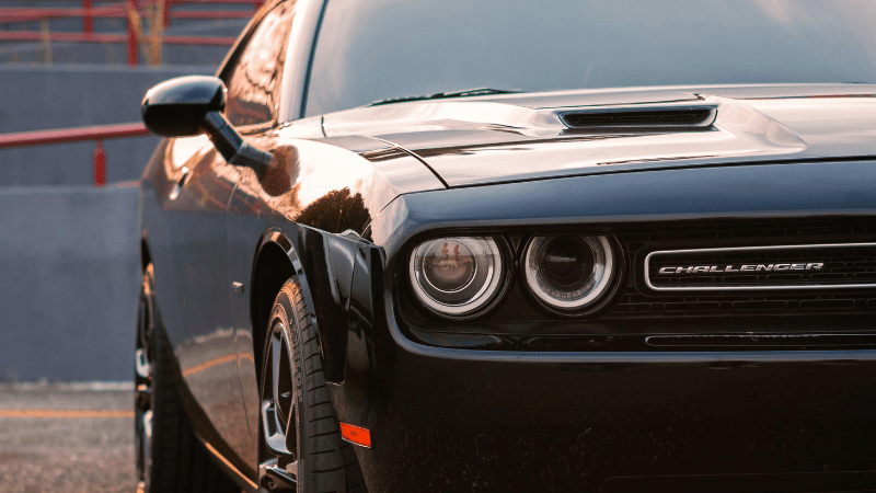 a Dodge Challenger in quality vinyl wraps