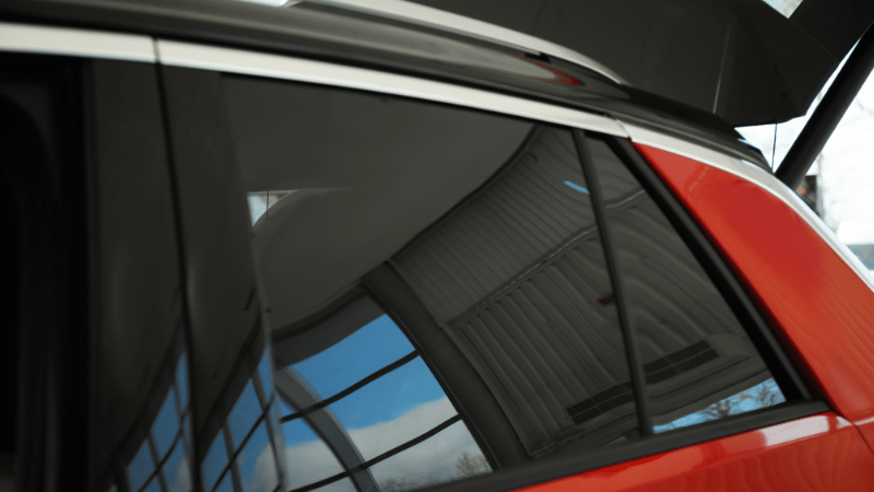 70% tint films on the front side windows
