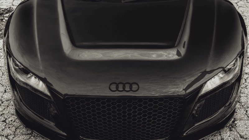 carbon fiber wrapped car