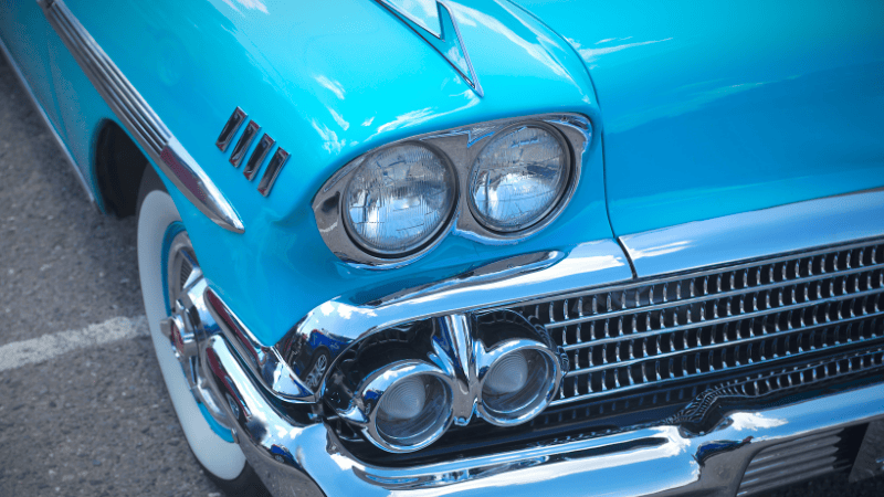 Vinyl Wrap on Chrome Bumper