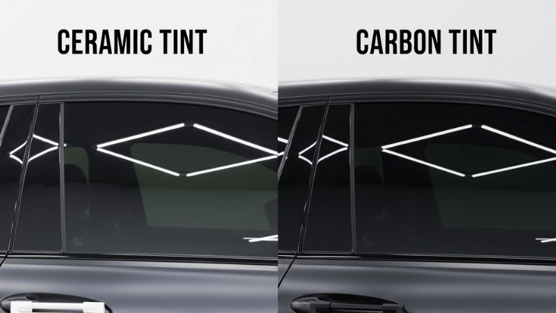 ceramic tint vs. carbon tint