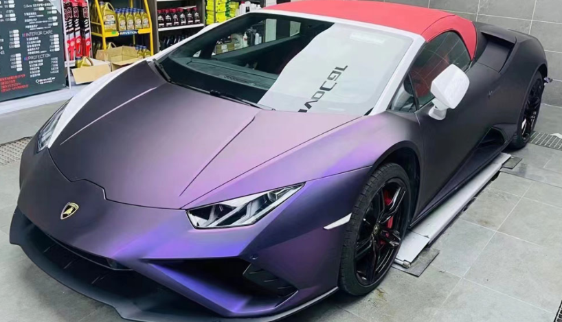 MATTE PURPLE Metallic Car Wrap
