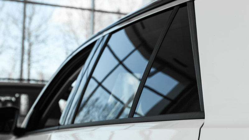 car Back Side Window with tint films