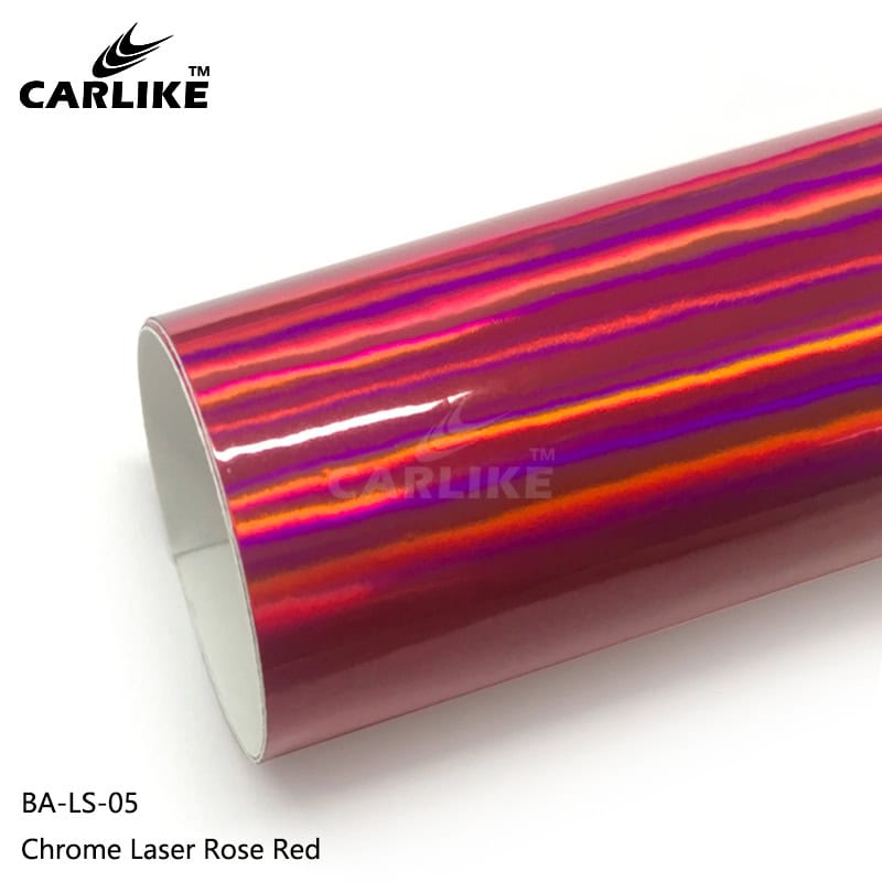 Chrome Laser Rose Red