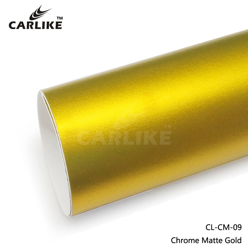 Chrome Matte Gold Vinyl Wrap