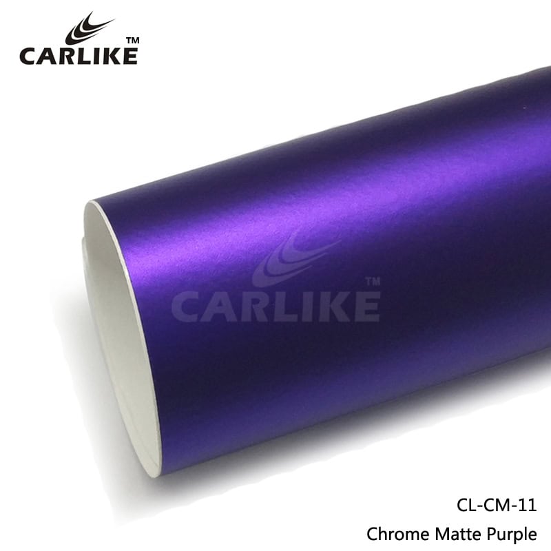 Chrome Matte Purple Vinyl Wrap