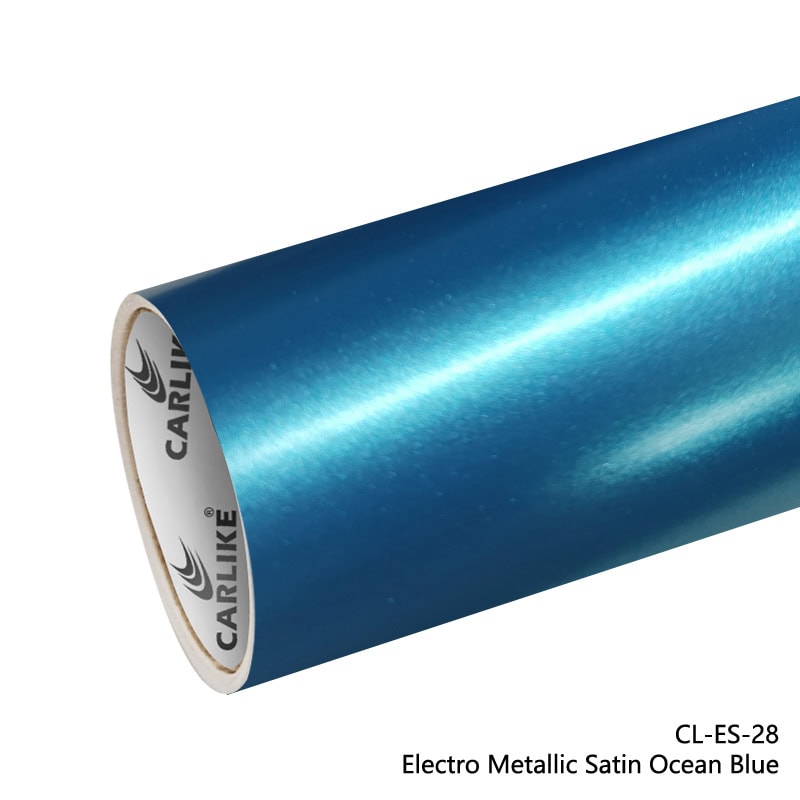 Electro Metallic Satin Ocean Blue