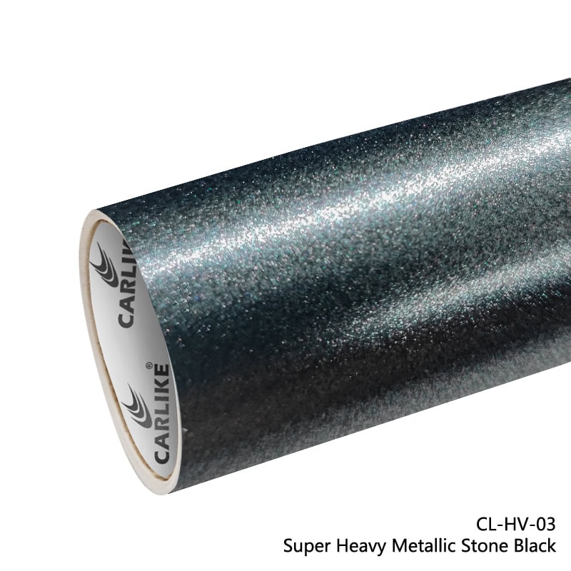 Super Heavy Metallic Stone Black