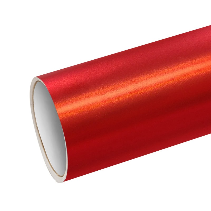 Chrome Matte Satin Red