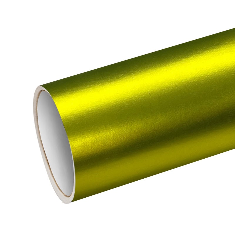 Chrome Matte Satin Fluorescent Yellow