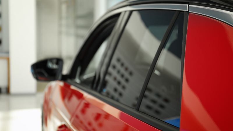 Car window tint for heat reduction