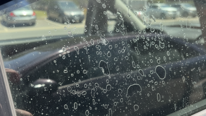 Bubbling on window tint