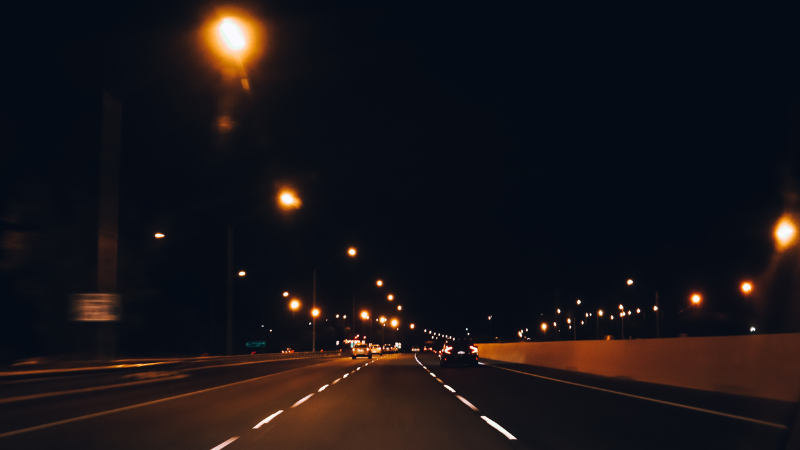 Nighttime Driving Visibility from 70% tint