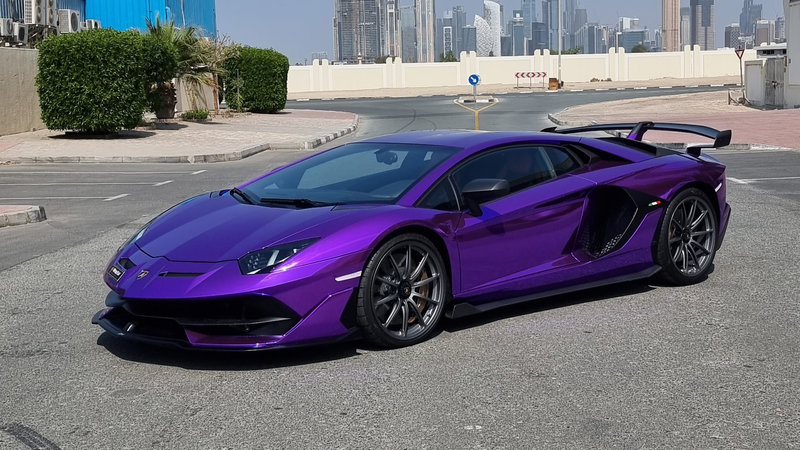 PPF'de bir Lamborghini