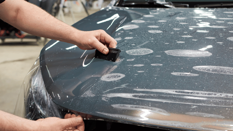 DIY wrapping can cause bubble formation.