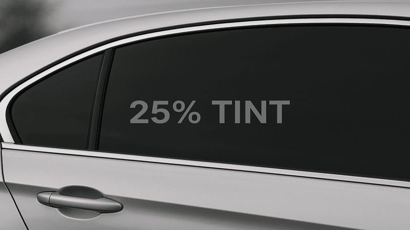 25% tint film