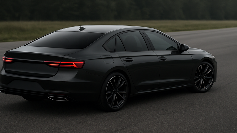 Tinted windows add to the look of the whole vehicle.