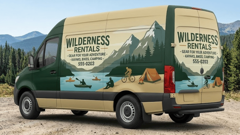 creative van wrap